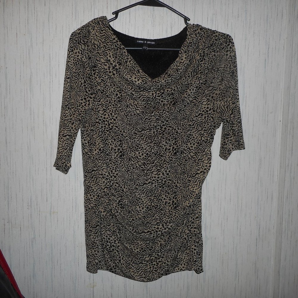 COW NECK TOP